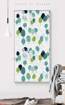 File tranh gốc in trần nhà File bộ tranh treo hiện đại HD71386 3D