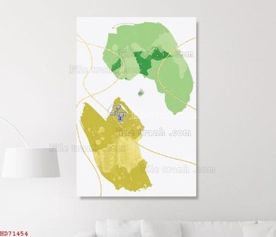 File gốc File bộ tranh treo hiện đại HD71454 (bản quyền) cho in ấn