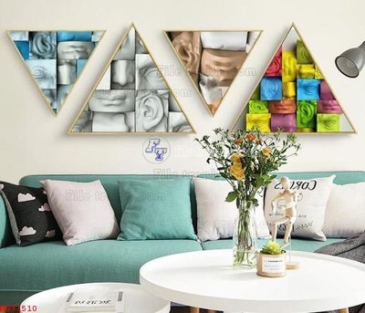 Tải file gốc File bộ tranh treo hiện đại HD71510 (in khổ lớn) không vỡ