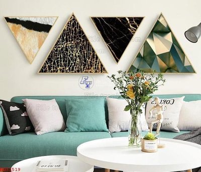 File ảnh File bộ tranh treo hiện đại HD71519 (gốc) in PP, decal