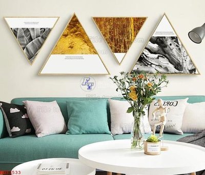 File tranh File bộ tranh treo hiện đại HD71533 (gốc) phong cách tối giản