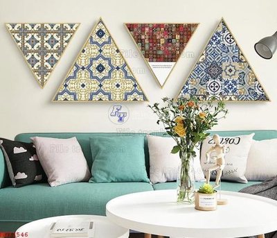 File ảnh File bộ tranh treo hiện đại HD71546 (gốc) cho trang trí nhà hàng