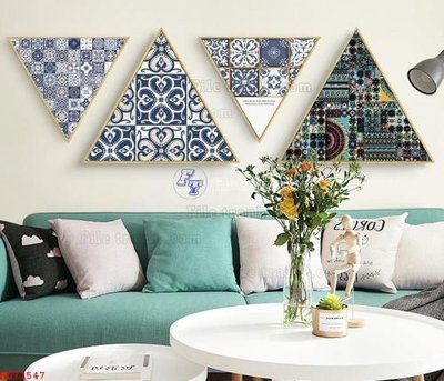 File tranh in mica File bộ tranh treo hiện đại HD71547 (độ phân giải cao)