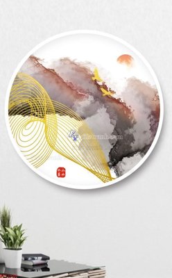 File tranh File bộ tranh treo hiện đại HD71646 (gốc) chủ đề trừu tượng