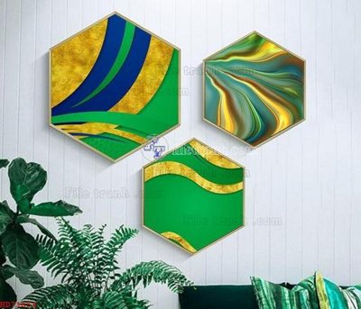 File tranh File bộ tranh treo hiện đại HD71654 (file gốc) chuẩn màu in