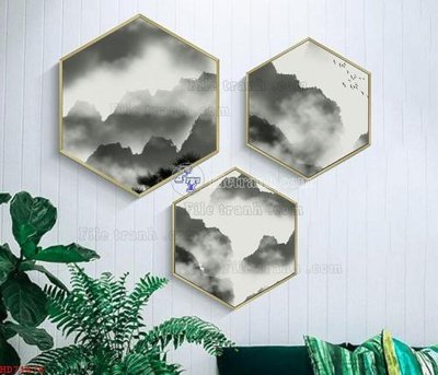 File ảnh File bộ tranh treo hiện đại HD71676 (gốc) in quảng cáo ngoài trời