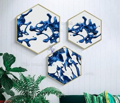 File tranh File bộ tranh treo hiện đại HD71678 (bản gốc) treo tường