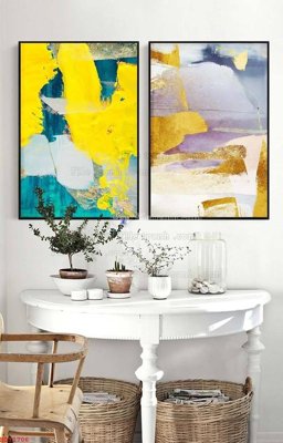 File ảnh File bộ tranh treo hiện đại HD71706 (gốc) in backdrop sự kiện