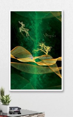 File gốc File bộ tranh treo hiện đại HD71815 (cho in 3D) độc đáo