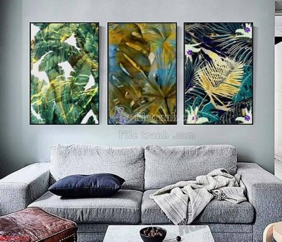 Tải file gốc File bộ tranh treo hiện đại HD71822 dùng cho in ấn