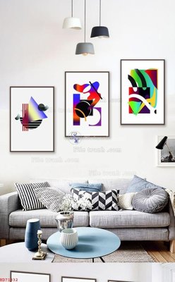 Download file File bộ tranh treo hiện đại HD71832 (gốc) in mica ốp bếp