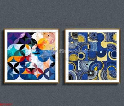 File tranh in mica File bộ tranh treo hiện đại HD72007 (độ phân giải cao)