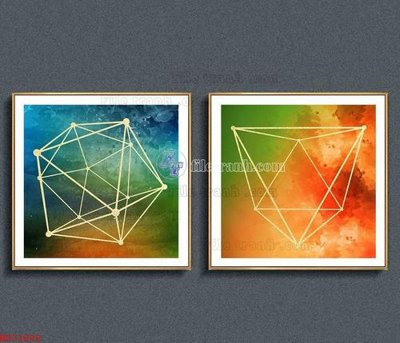 File tranh trang trí File bộ tranh treo hiện đại HD72008 (tải file gốc)