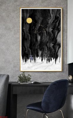 File gốc in ấn File bộ tranh treo hiện đại HD72045 chất lượng vượt trội