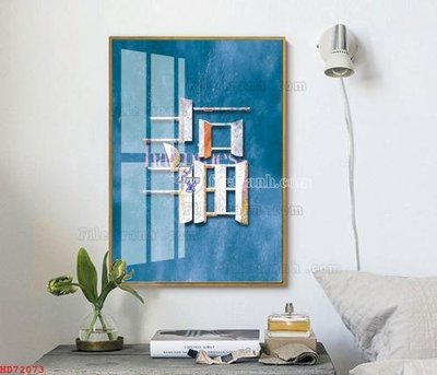 Download file File bộ tranh treo hiện đại HD72073 (gốc) in mica bàn thờ