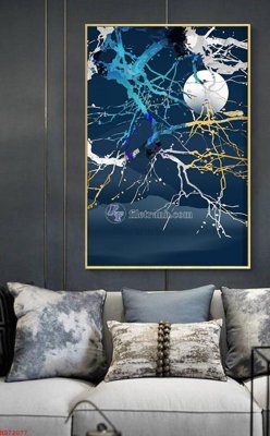 File tranh File bộ tranh treo hiện đại HD72077 (gốc) chủ đề động vật