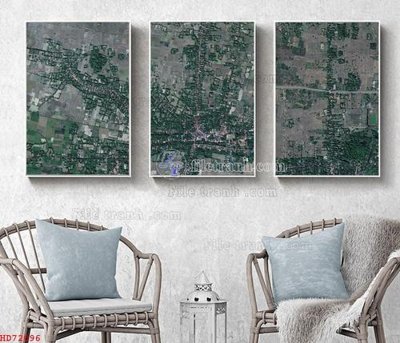 Ảnh gốc file in lụa File bộ tranh treo hiện đại HD72096 chi tiết