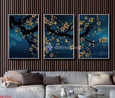 File ảnh File bộ tranh treo hiện đại HD72148 (gốc) in poster
