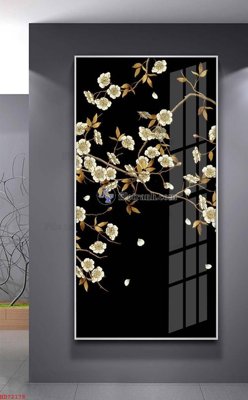 Hình ảnh file gốc in lụa File bộ tranh treo hiện đại HD72178