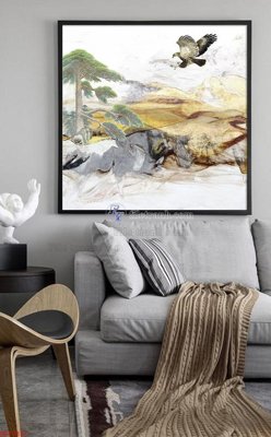 File gốc File bộ tranh treo hiện đại HD72327 (chuẩn màu) cho in offset