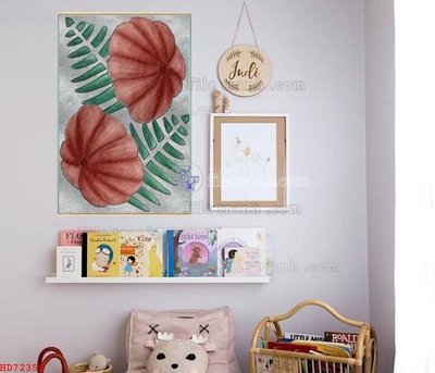 File tranh File bộ tranh treo hiện đại HD72350 (ảnh gốc) in trần 3D