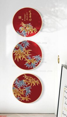 File tranh File bộ tranh treo hiện đại HD72387 (ảnh gốc) in trần nhà