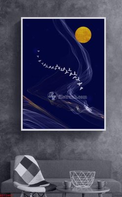 File gốc in ấn File bộ tranh treo hiện đại HD72405 chuẩn màu CMYK