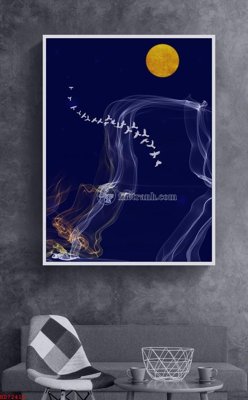 File in trần File bộ tranh treo hiện đại HD72415 (bản gốc) trời sao