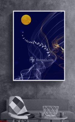 File PSD File bộ tranh treo hiện đại HD72420 (gốc) nhiều lớp (multi-layer)