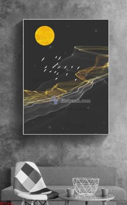 File tranh File bộ tranh treo hiện đại HD72431 (gốc) in film