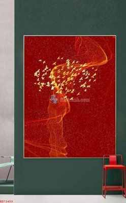 File PSD File bộ tranh treo hiện đại HD72459 (bản gốc) cho nhà in