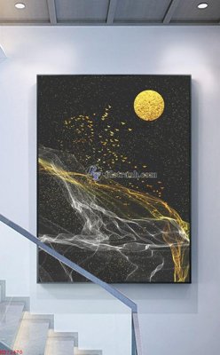 File tranh gốc File bộ tranh treo hiện đại HD72470 chủ đề hiện đại