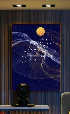 File gốc File bộ tranh treo hiện đại HD72567 (in tráng gương) nghệ thuật