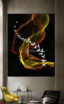 Tải file gốc File bộ tranh treo hiện đại HD72608 (bản PSD) còn layer