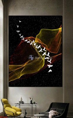 Tải xuống file tranh gốc File bộ tranh treo hiện đại HD72640 (PSD/TIFF)