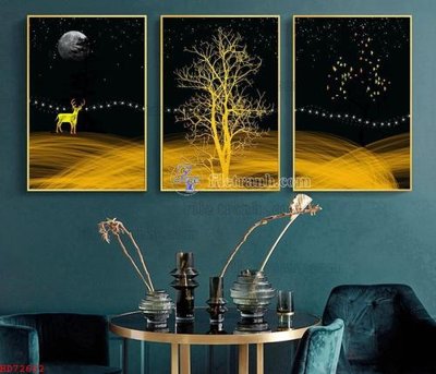 Tải file File bộ tranh treo hiện đại HD72662 (gốc) in ấn ngay lập tức