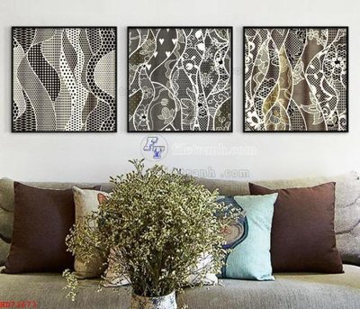 File in trần File bộ tranh treo hiện đại HD72673 (file gốc) xuyên sáng