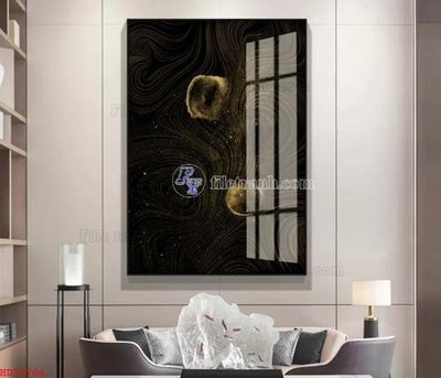 File tranh File bộ tranh treo hiện đại HD72704 (gốc) in vải canvas