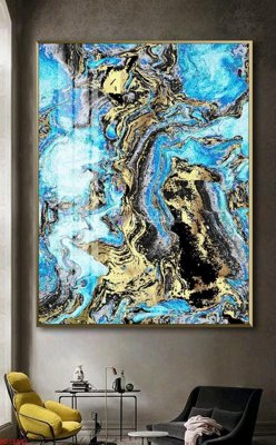 File tranh File bộ tranh treo hiện đại HD72841 (bản gốc) treo quán cafe