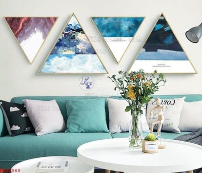 File ảnh File bộ tranh treo hiện đại HD72869 (gốc) in decal dán tường