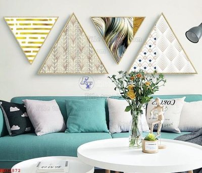 File gốc in ấn File bộ tranh treo hiện đại HD72872 chuẩn màu CMYK