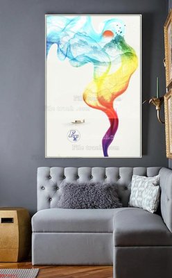 Download file gốc File bộ tranh treo hiện đại HD72911 (in mica) 3D