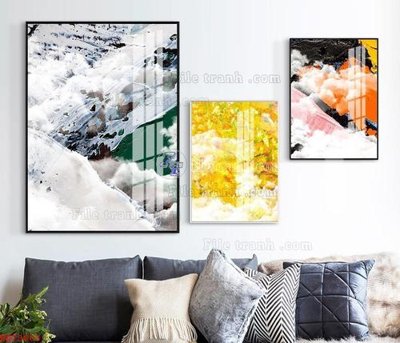 File tranh gốc File bộ tranh treo hiện đại HD73003 (bản quyền) độc đáo