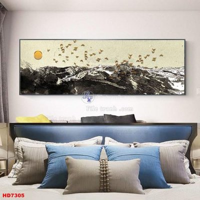 File gốc File tranh bộ hiện đại HD7305 (bản quyền) cho in ấn