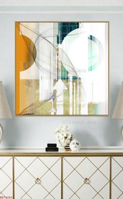 Download file File bộ tranh treo hiện đại HD73050 (gốc) in mica đèn LED