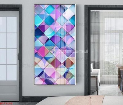 File gốc File bộ tranh treo hiện đại HD73108 (in lụa) tranh thuận buồm