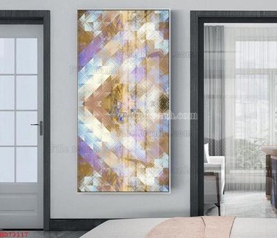 File gốc File bộ tranh treo hiện đại HD73117 (in ấn) không giới hạn