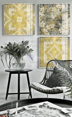 File ảnh File bộ tranh treo hiện đại HD73214 (gốc) trang trí khách sạn