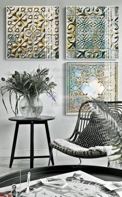 Hình ảnh file gốc File bộ tranh treo hiện đại HD73215 cho in UV