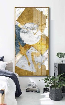 File gốc File bộ tranh treo hiện đại HD73236 (in tráng gương) nghệ thuật